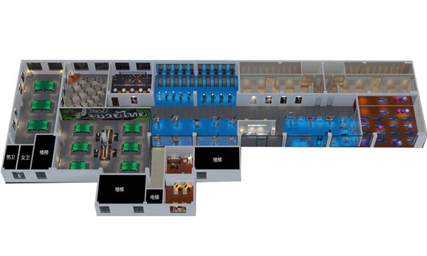 1200平方健身房配置方案-广西YABO体育健身器材有限公司 1200平方健身房配置方案-广西YABO体育健身器材有限公司