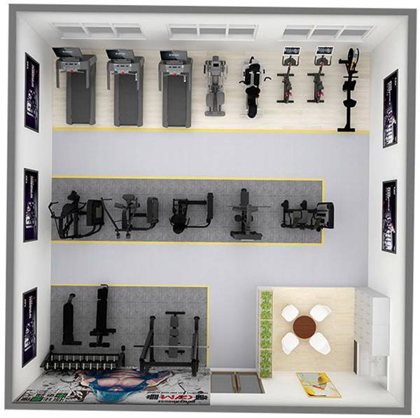 100平方健身房配置方案-广西YABO.COM体育健身器材有限公司 100平方健身房配置方案-广西YABO.COM体育健身器材有限公司