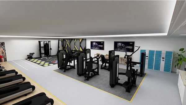 120平方健身房配置方案-广西YABO.COM体育健身器材有限公司